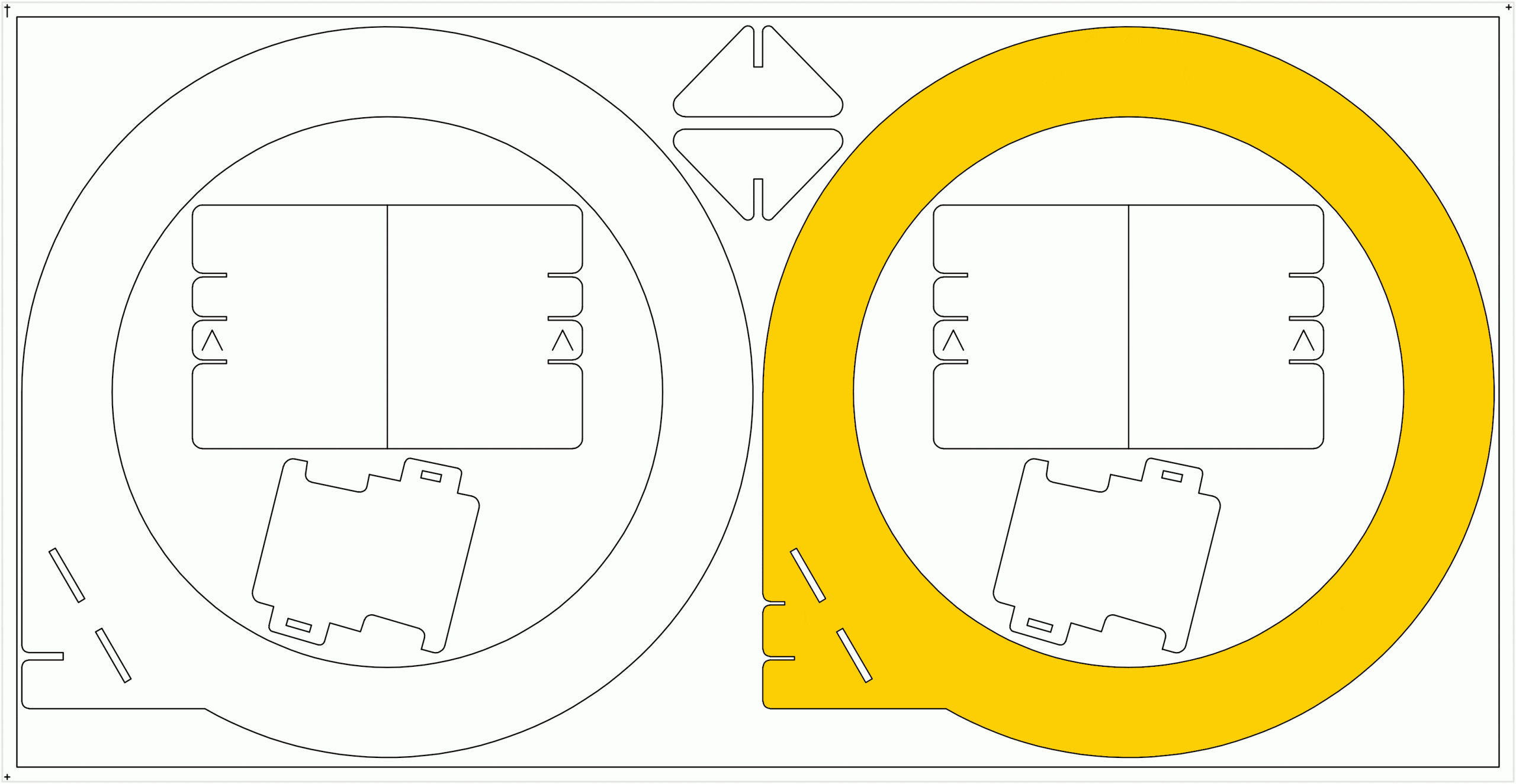 planos corte diseño evento economia circular