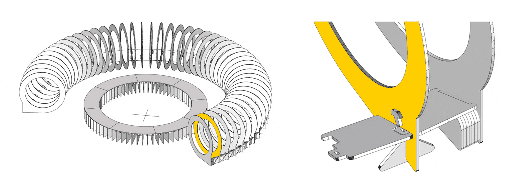 Planos montaje para evento online carton