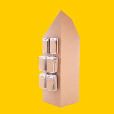 Expositor material montaña