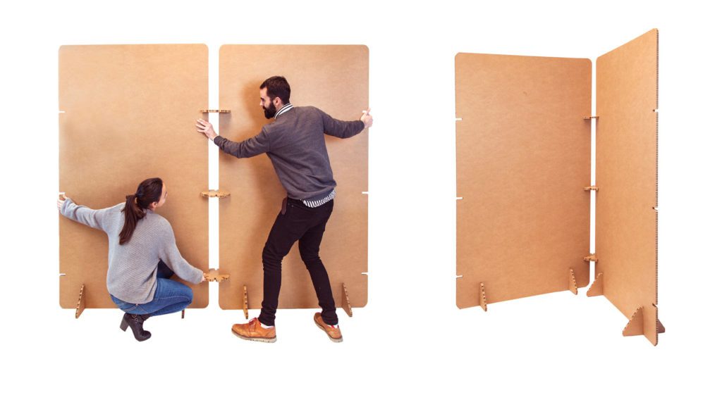 Paneles para diseño de exposiciones en cartón