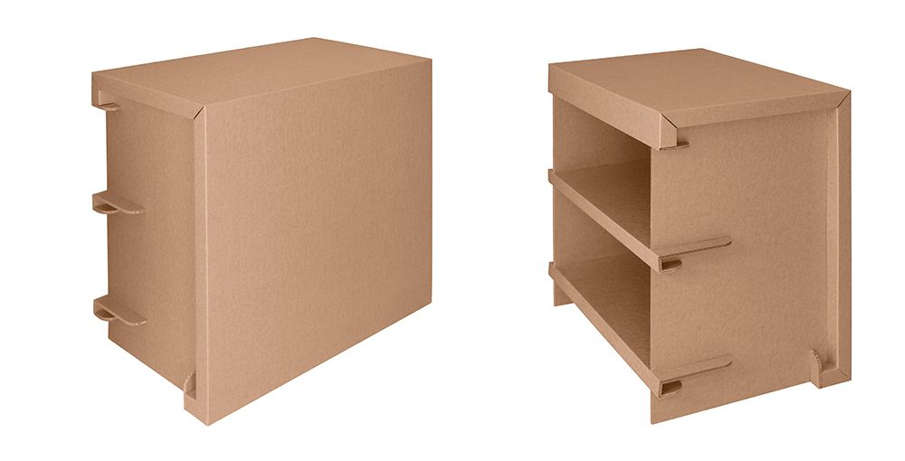 Muebles para tienda ecológica. Almacenaje.