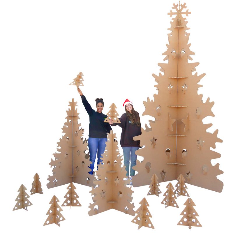 Árboles de Navidad ecológicos para centros comerciales