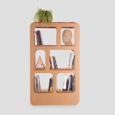 Estantería Practika - Acabado kraft - Vista general en uso