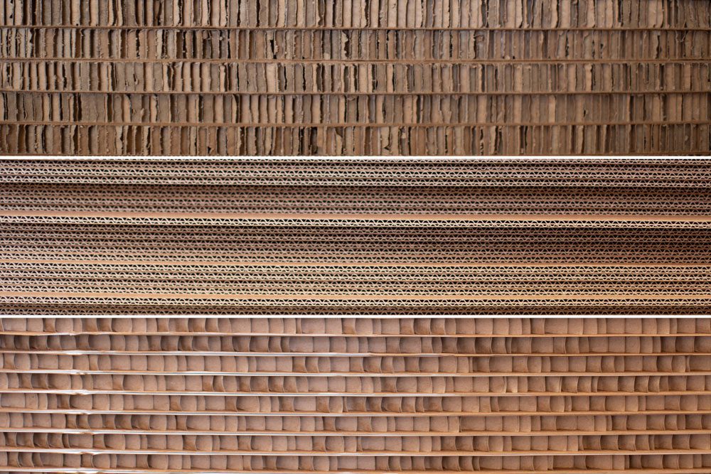 Tipos de cartón empleados con la mesa de corte.