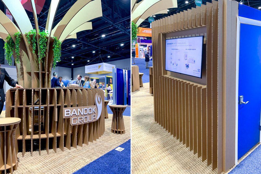 Stands para ferias de salud. Lamas. 