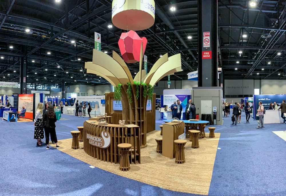 Stands para ferias de salud. Banook Group.