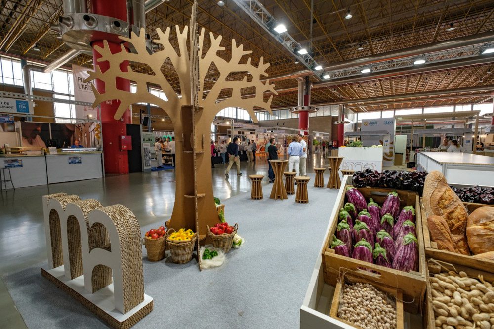 Árbol de cartón para Mercalicante