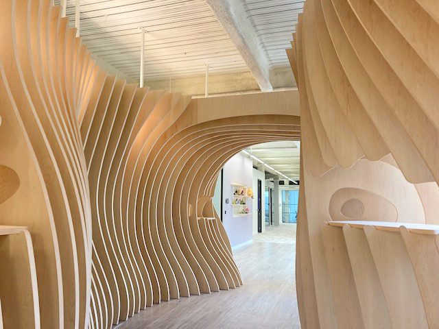 Diseño parametrico para oficina. Showroom