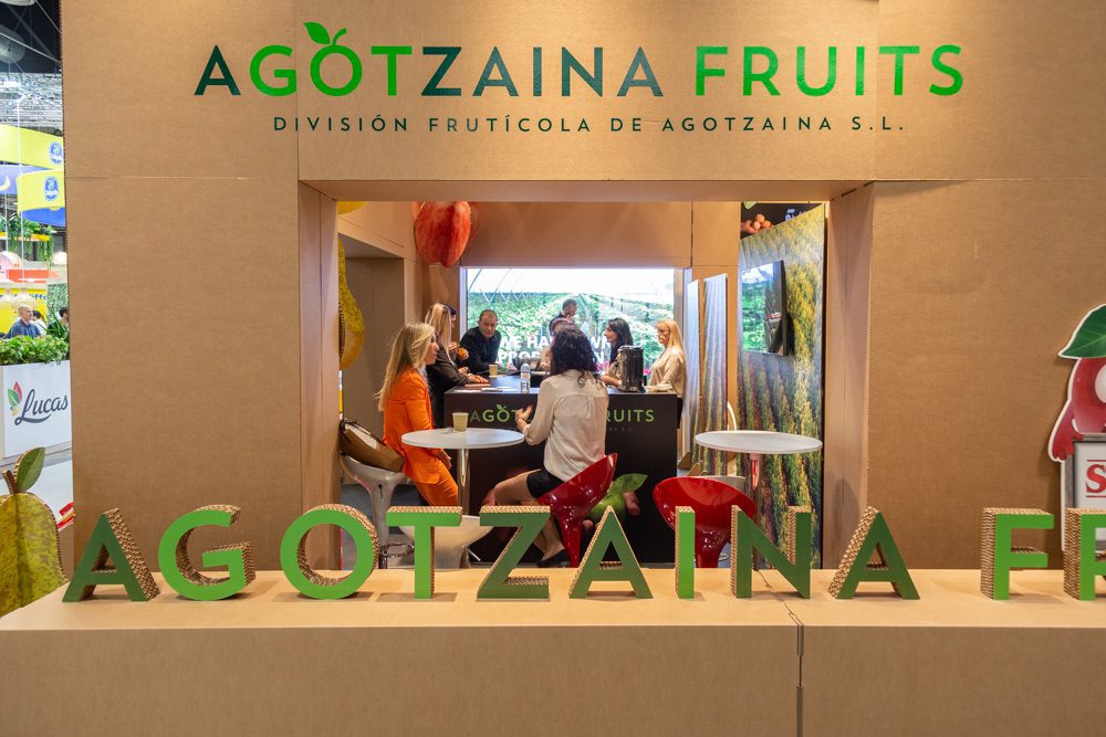 Interior de stand de Agotzaina en Fruit Attraction. 