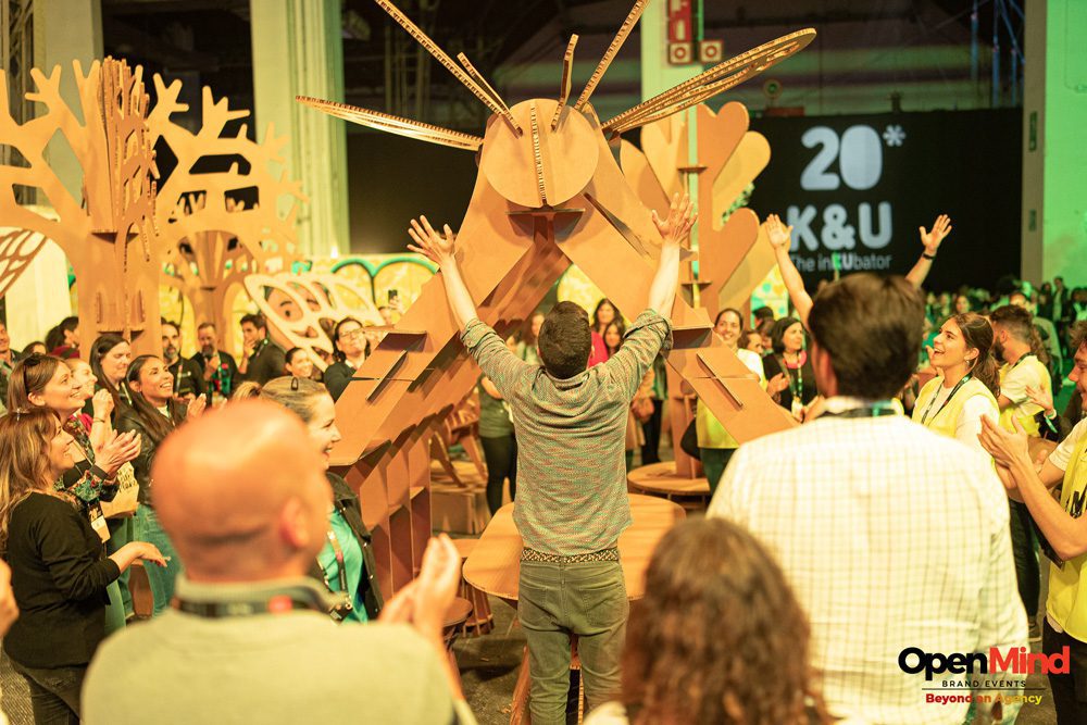 Team building sostenible multitudinario