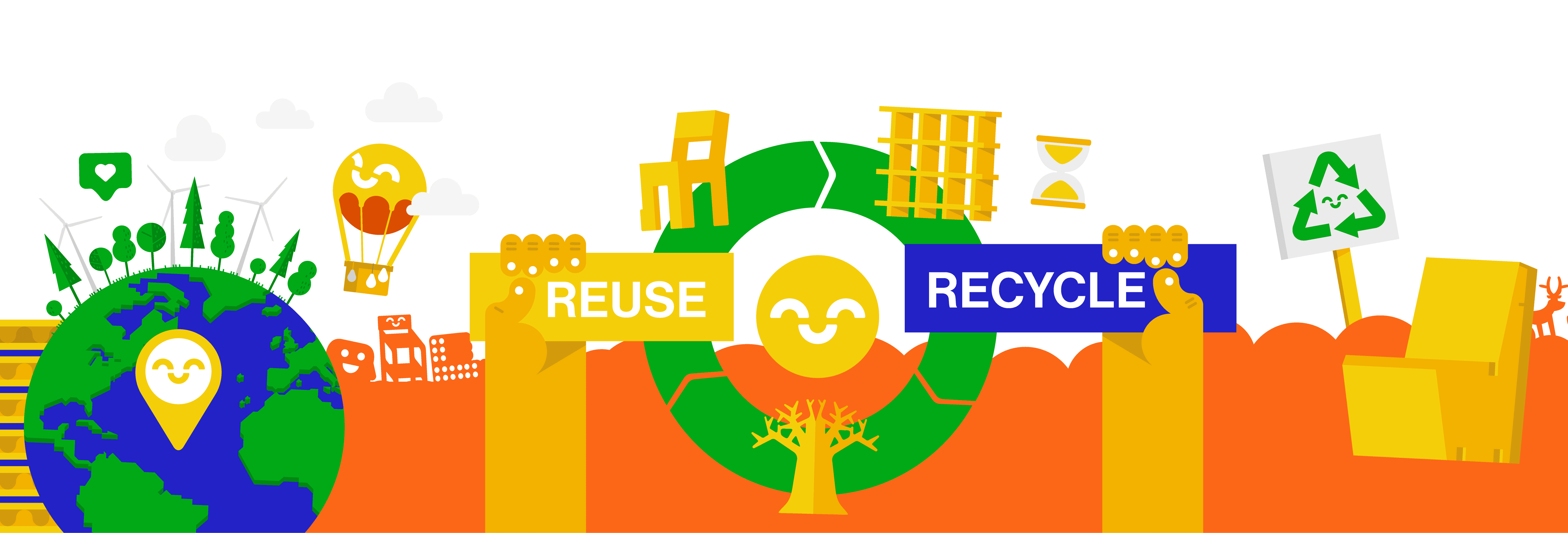 Reduce tu huella ecológica.