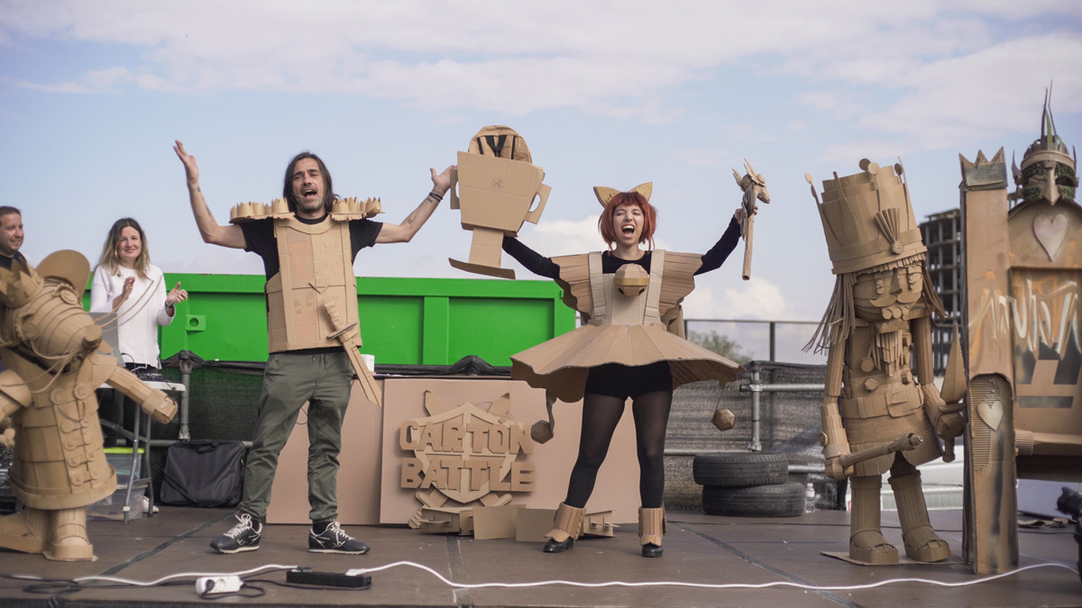 Premiada de la Cartón Battle