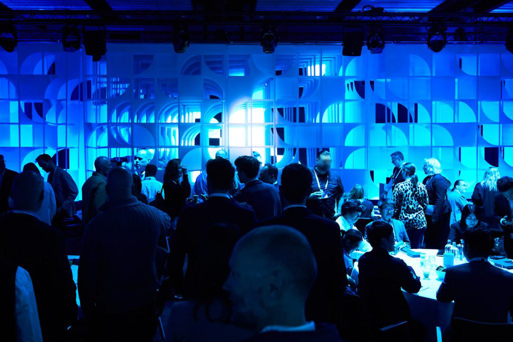 Fondo de escenario de evento corporativo