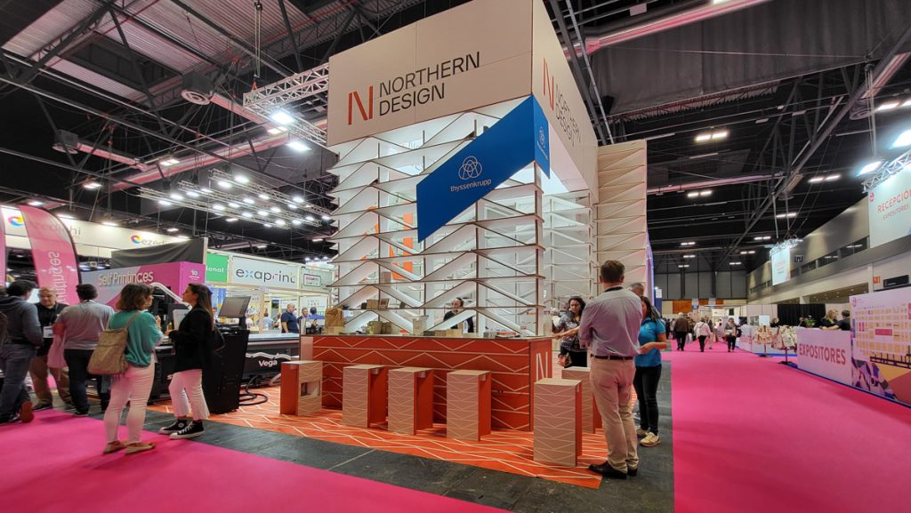 Torre del stand de Northern Design en CPrint