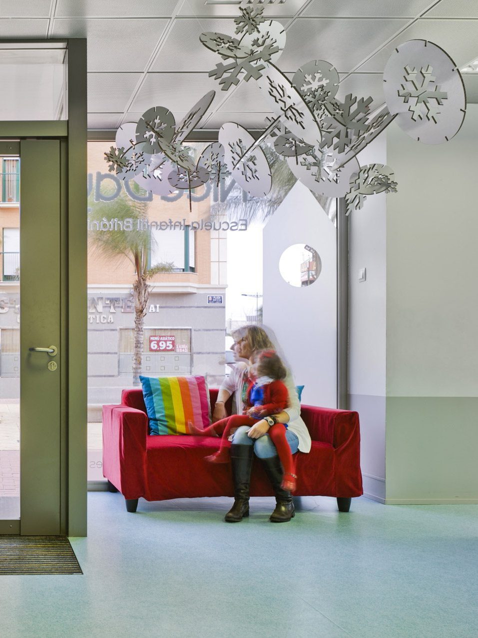 Decoración de Navidad en cartón para guardería