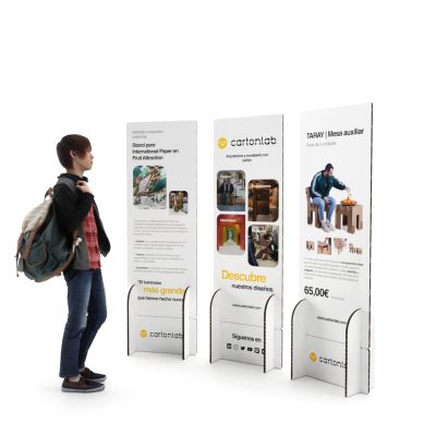 Enara de cartón personlizada con impresión