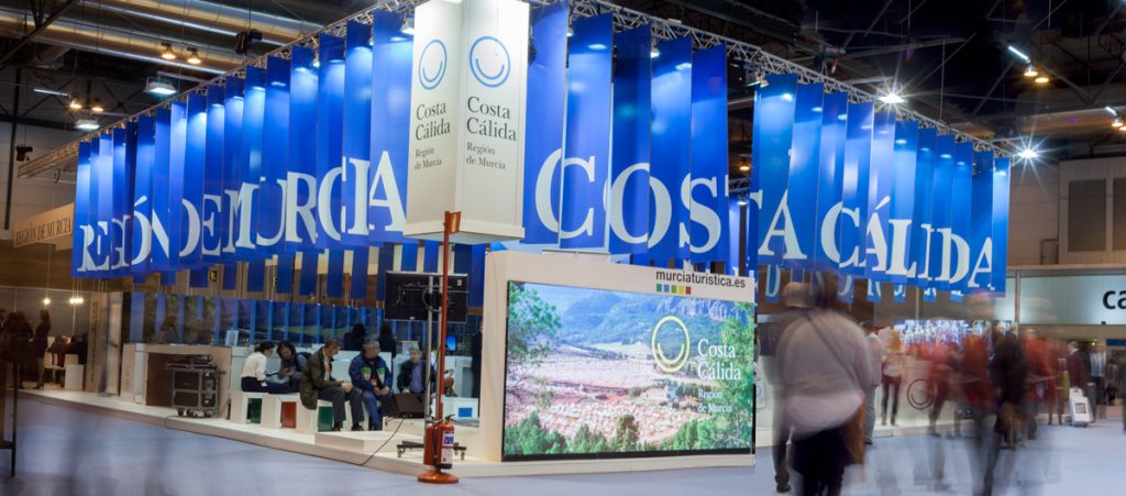 Stand para Fitur de Región de Murcia. Vista general