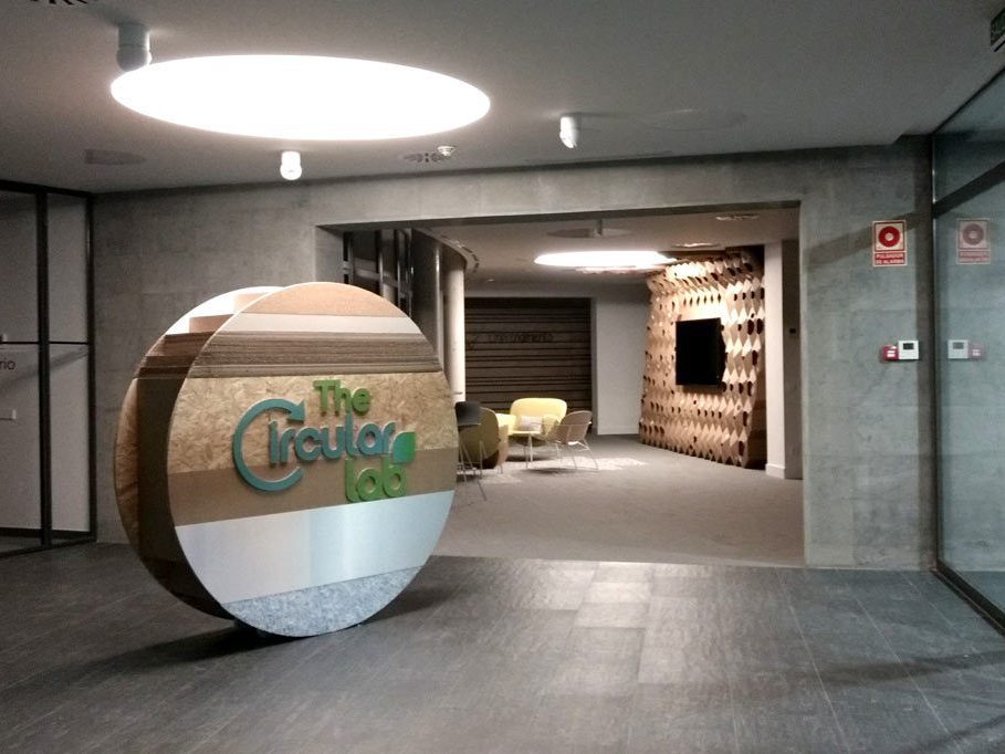 the circular lab ecoembes logroño corporeo circulo recibidor entrada