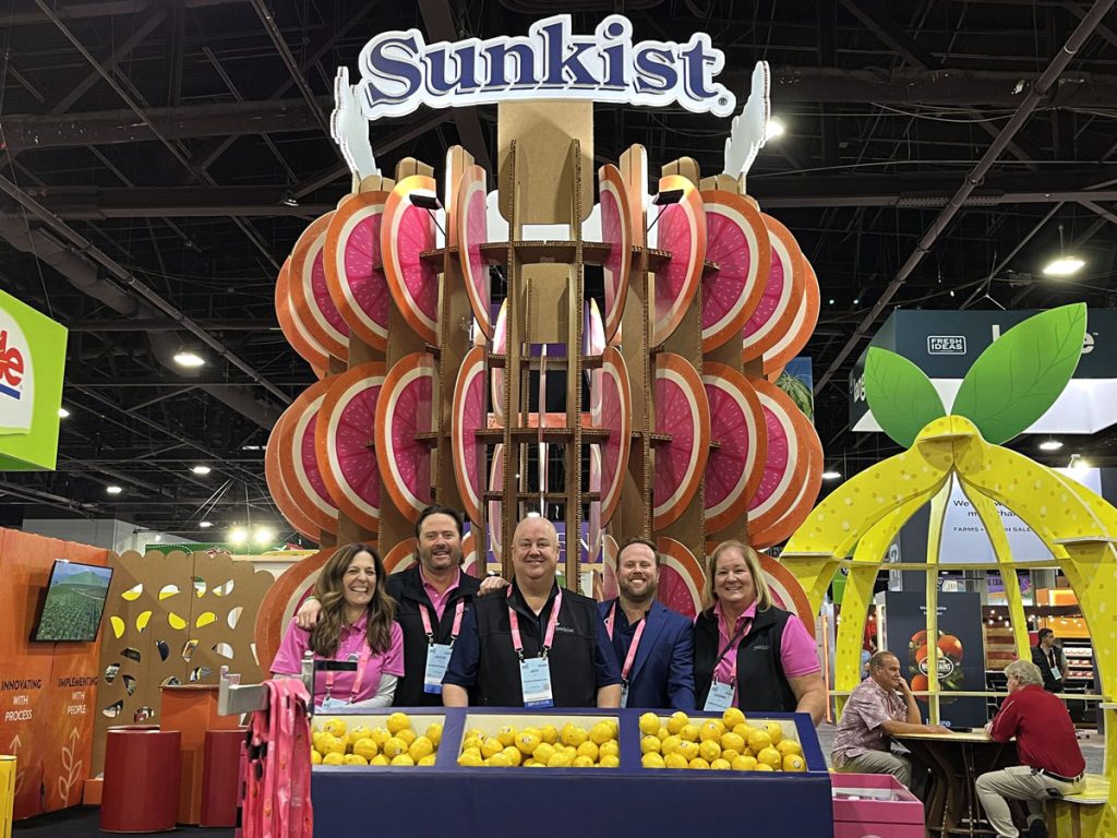 Stand sostenible en cartón para Sunkist USA
