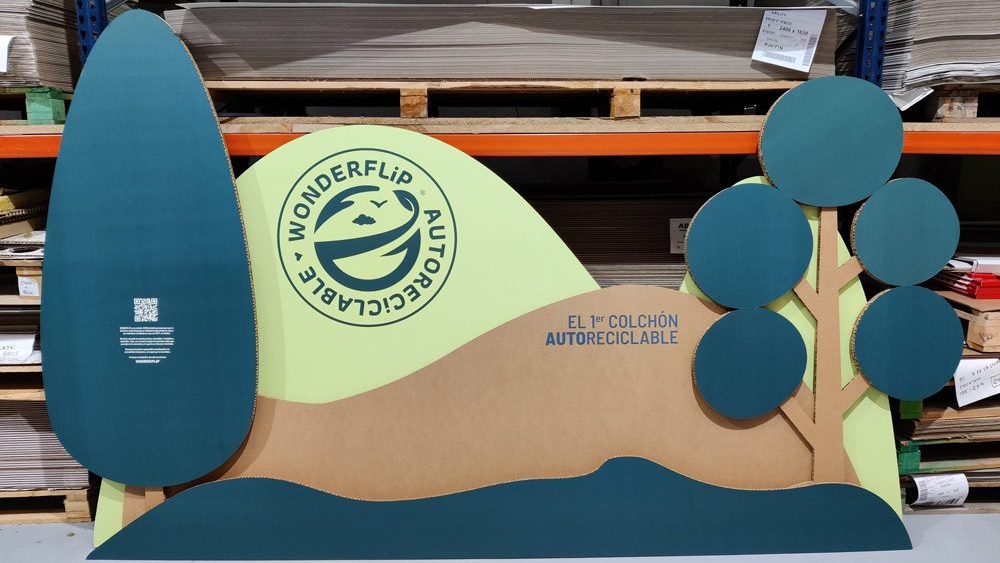 Expositor ecológico para Wonderflip.