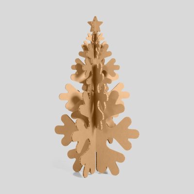 Pack Copos de nieve_árbol - Acabado kraft - Vista general como árbol