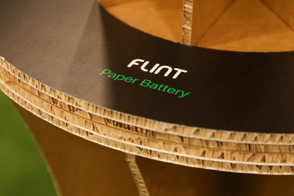 Detail picture of the cardboard